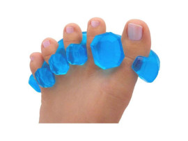 Royalkart Gel Yoga Toe Separator (Pair Of 2) - Instant Therapeutic Relief For Feet. Fight Bunions, Hammer Toes & More(Small)